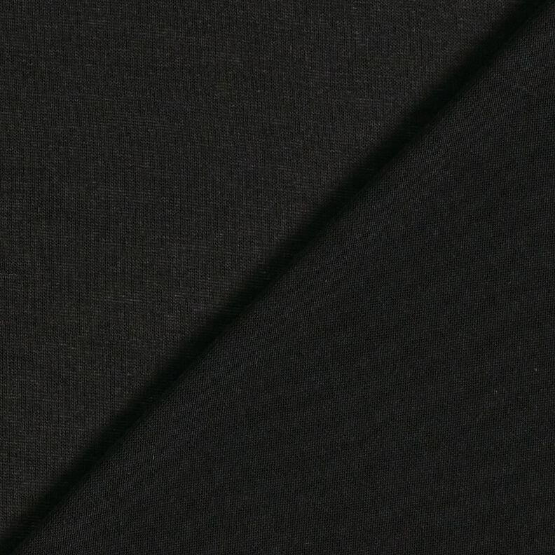 Jersey d’été léger en viscose – noir,  image number 3