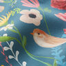 Tissu d'extérieur Canvas oiseaux et fleurs – bleu acier,  thumbnail number 2