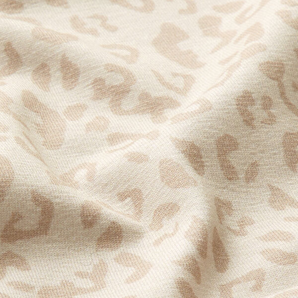 Jersey de coton Imprimé léopard – nature,  image number 2