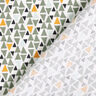 Tissu en coton Cretonne mini-triangles – roseau/blanc,  thumbnail number 4