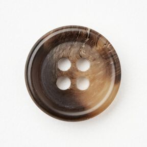 Bouton 4 trous rond [Ø 15 mm] – marron noir, 