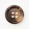 Bouton 4 trous rond [Ø 15 mm] – marron noir,  thumbnail number 1
