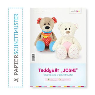 Patron en papier ours en peluche "JOSHI" pour coudre l'ours en peluche  | Kullaloo, 