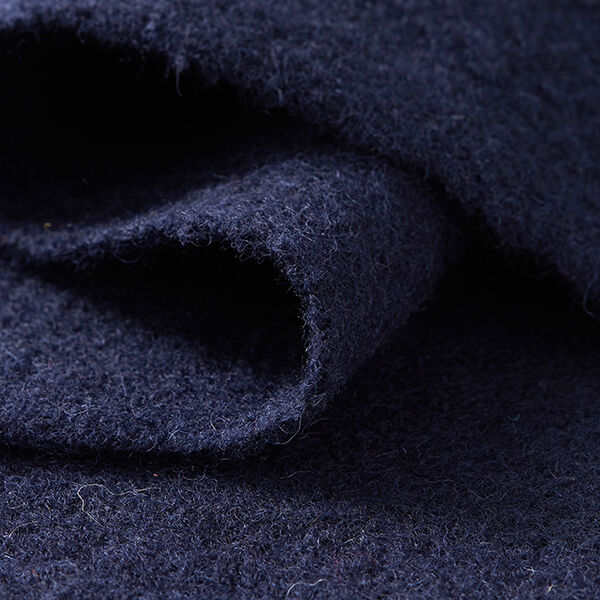 Loden de laine foulé – bleu nuit, image number 4