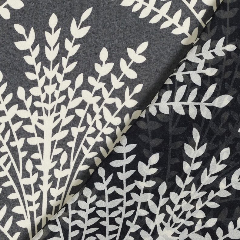 Chiffon grandes branches – noir/blanc, image number 4