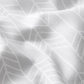 Tissu de décoration Semi-panama Motif de flèches – gris clair, 