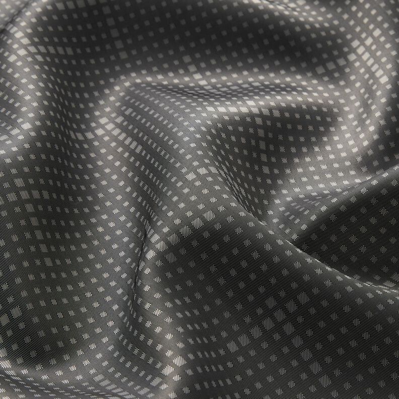 Tissu de doublure Jacquard Petites boîtes irrégulières – gris foncé,  image number 2