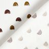 Tissu gaze de coton petits arcs-en-ciel, lisses – ivoire/jaune curry,  thumbnail number 5