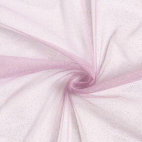 Tissu tulle scintillant – mauve/or, 