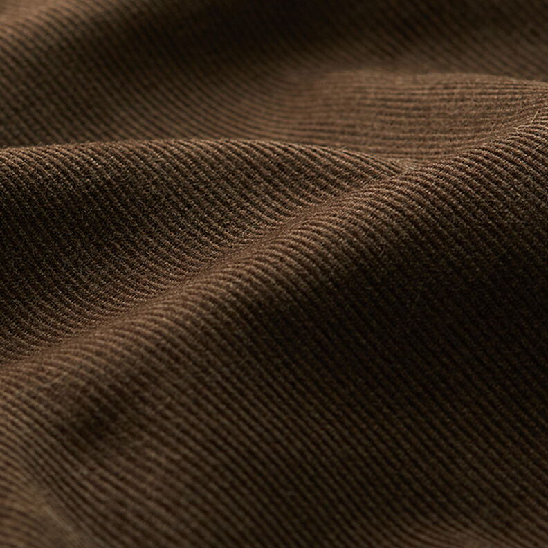 Velours milleraies Uni – marron foncé,  image number 3