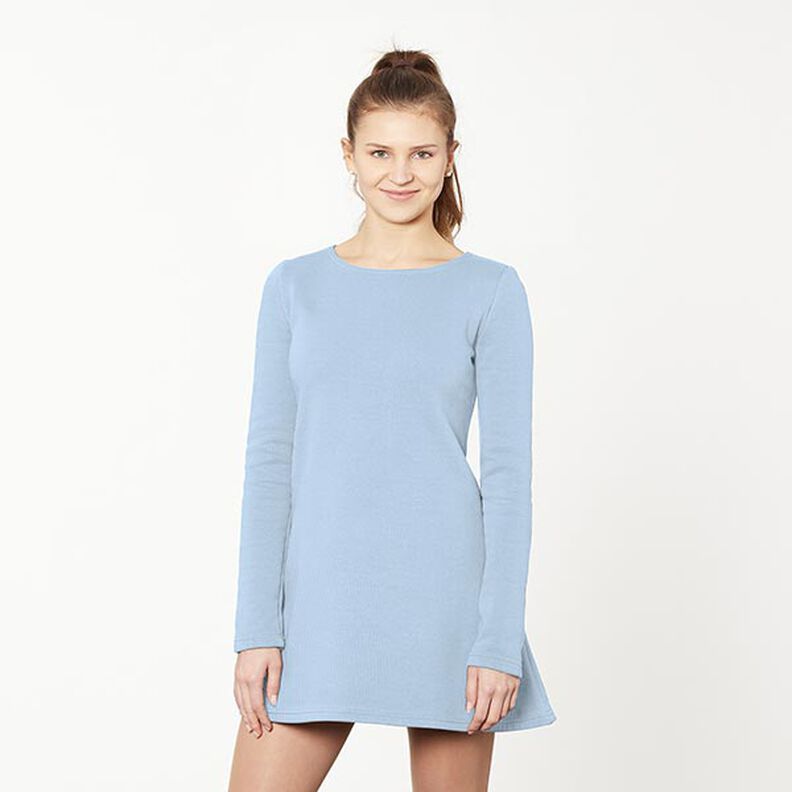 French Terry léger uni – bleu clair,  image number 6