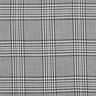 Tissu viscose Prince-de-galles – blanc/noir,  thumbnail number 1