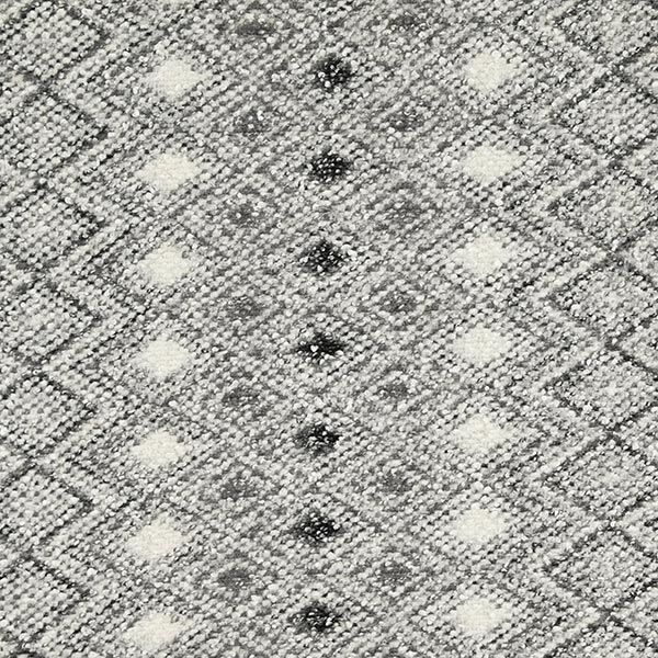 Maille bouclée en laine mélangée Grands losanges – gris,  image number 1