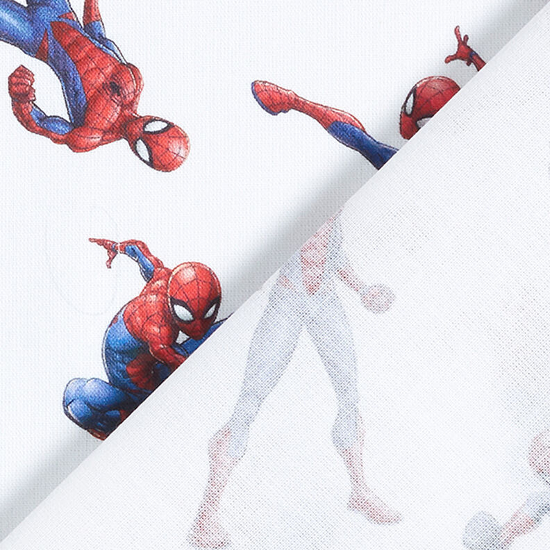 Cretonne Tissu sous licence Spiderman | Marvel – blanc,  image number 4