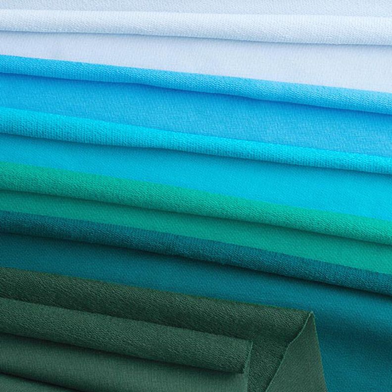 French Terry léger uni – noir,  image number 8