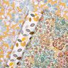 Tissu en coton Cretonne Grandes fleurs – moutarde/gris,  thumbnail number 5