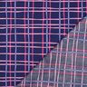 Popeline coton Carreaux ondulés | Poppy Fabrics – indigo/rose,  thumbnail number 4