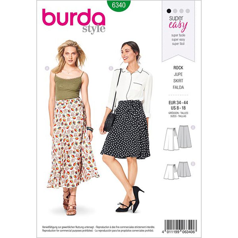 Jupe, Burda 6340 | 34 - 44,  image number 1