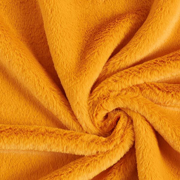 Tissu de revêtement Fourrure synthétique – jaune curry,  image number 1