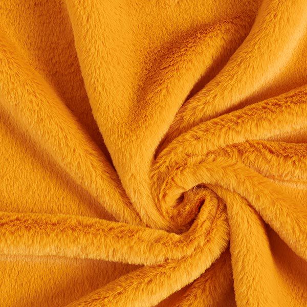 Tissu de revêtement Fourrure synthétique – jaune curry – Échantillon, image number 1
