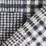 Tissu pour manteau Carreaux double face – bleu marine/blanc,  thumbnail number 4