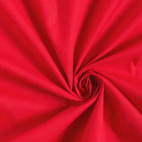 Tissu en polyester et coton mélangés, facile d’entretien – rouge,  image number 1