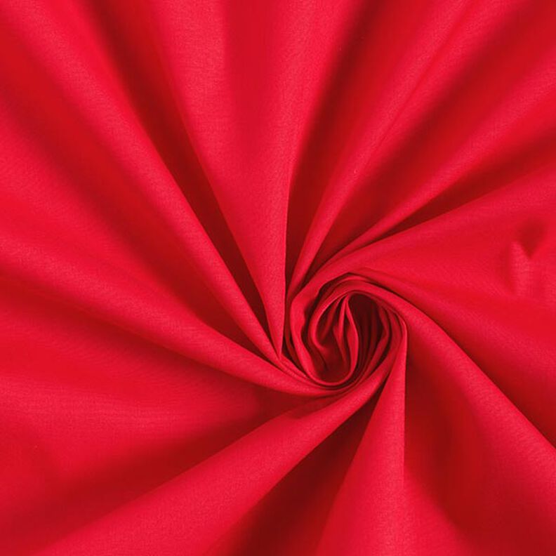 Tissu en polyester et coton mélangés, facile d’entretien – rouge,  image number 1