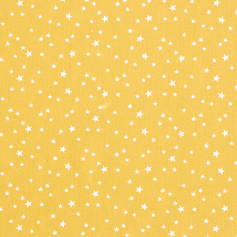 Popeline coton Étoiles irrégulières – moutarde, image number 1