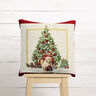 panneau décoratif Gobelin Chien en vacances – beige clair/rouge,  thumbnail number 5