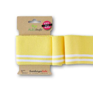 GOTS Bord-côtes CUFF ME POLO [140 cm | 7,5 cm]  | Albstoffe | Hamburger Liebe, 