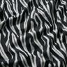 French Terry brossé imprimé numérique zèbre – noir/argent,  thumbnail number 2