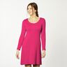 Jersey coton Medium uni – rose intense,  thumbnail number 4