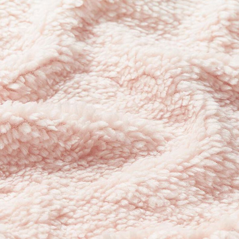 Fourrure synthétique Tissu peluche – rose clair,  image number 2