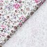Popeline coton Mer de fleurs Impression numérique – blanc/pourpre,  thumbnail number 4