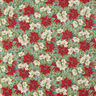 Tissu de décoration Gobelin Étoiles de Noël bicolores – beige clair/rouge,  thumbnail number 1