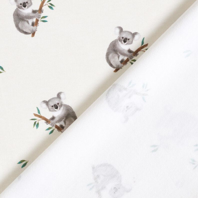 GOTS Jersey coton Koala Impression numérique – ivoire,  image number 4