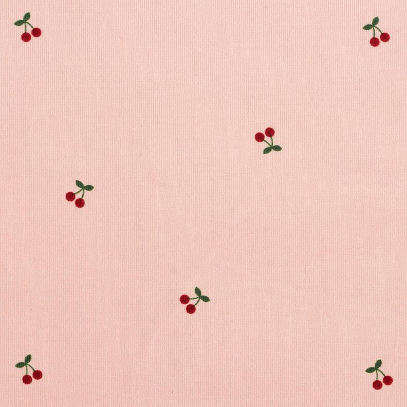 Velours milleraies Cerises &ndash; rose clair,  image number 1