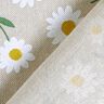 Tissu de décoration Semi-panama pâquerettes – nature/blanc,  thumbnail number 4
