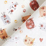 Cretonne Visages de chat – blanc,  thumbnail number 4