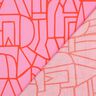 Voile de coton Town | Nerida Hansen – violet pastel/rouge feu,  thumbnail number 4