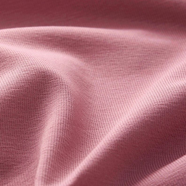 Jersey coton Medium uni – violet pastel,  image number 2