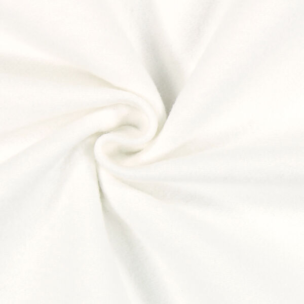 Tissu en coton Molton – blanc – Échantillon,  image number 2