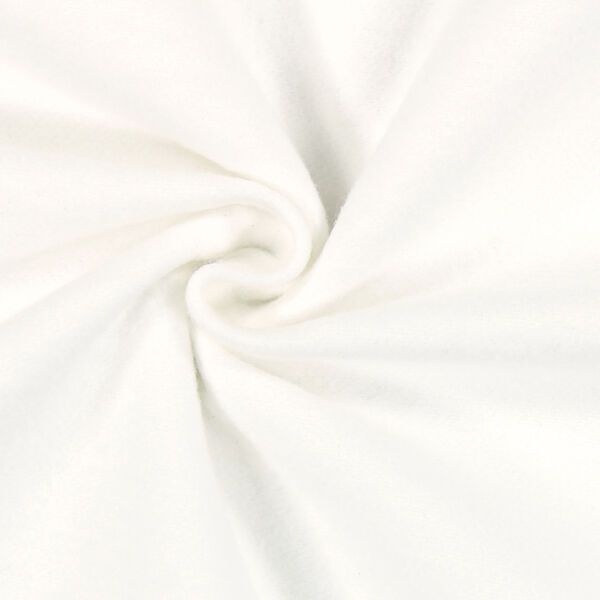 Tissu en coton Molton – blanc – Échantillon, image number 2