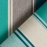 Tissu d’extérieur Canvas Rayures mixtes – sapin bleu/greige,  thumbnail number 4