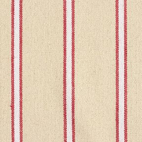 Tissu coton rustique – carmin/nature, 