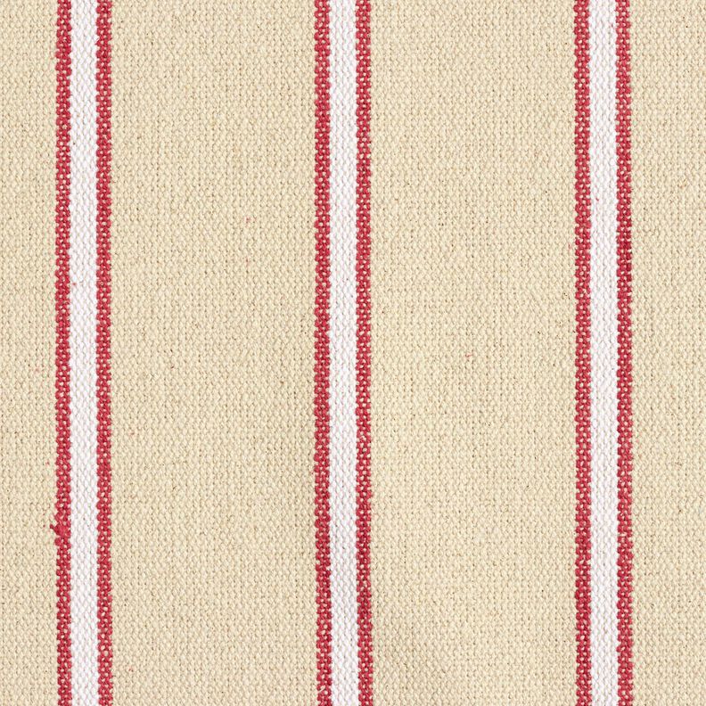 Tissu coton rustique – carmin/nature, image number 1
