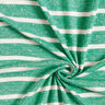 Jersey viscose Rayures horizontales – vert émeraude/blanc,  thumbnail number 3