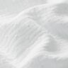 Tissu double gaze de coton dobby – blanc,  thumbnail number 2