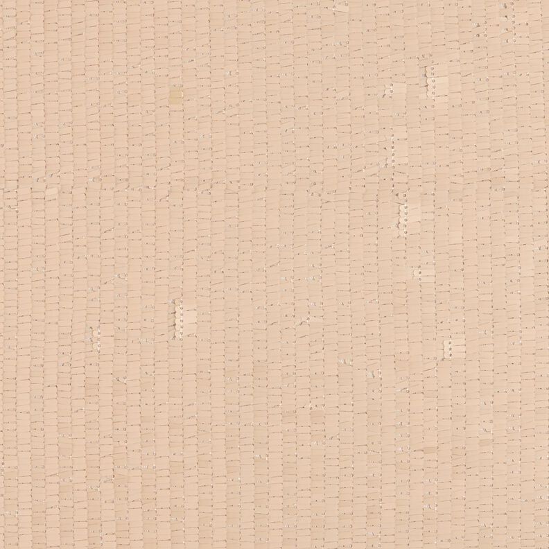 Tissu à paillettes Rectangles – vieux rose clair,  image number 4