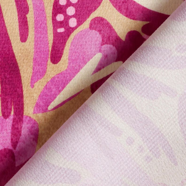 Crêpe satin fleurs de la mer – raisin/violet pastel,  image number 4
